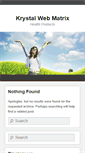 Mobile Screenshot of krystalwebmatrix.com